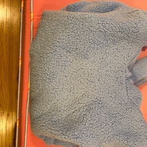 athleta girl blue sherpa